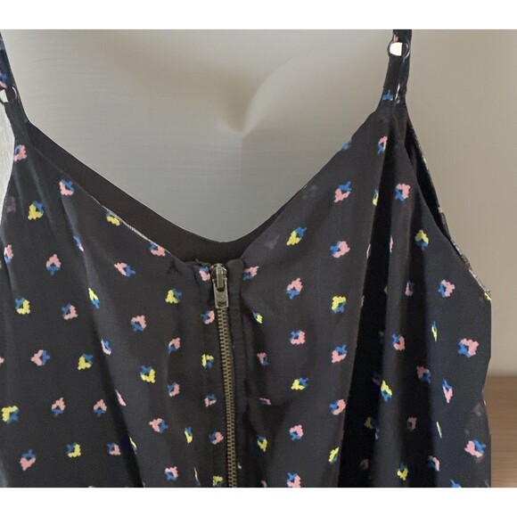 American Rag Cie Women's Jumpsuit Romper Black V-Neck Size S - Picture 10 of 11